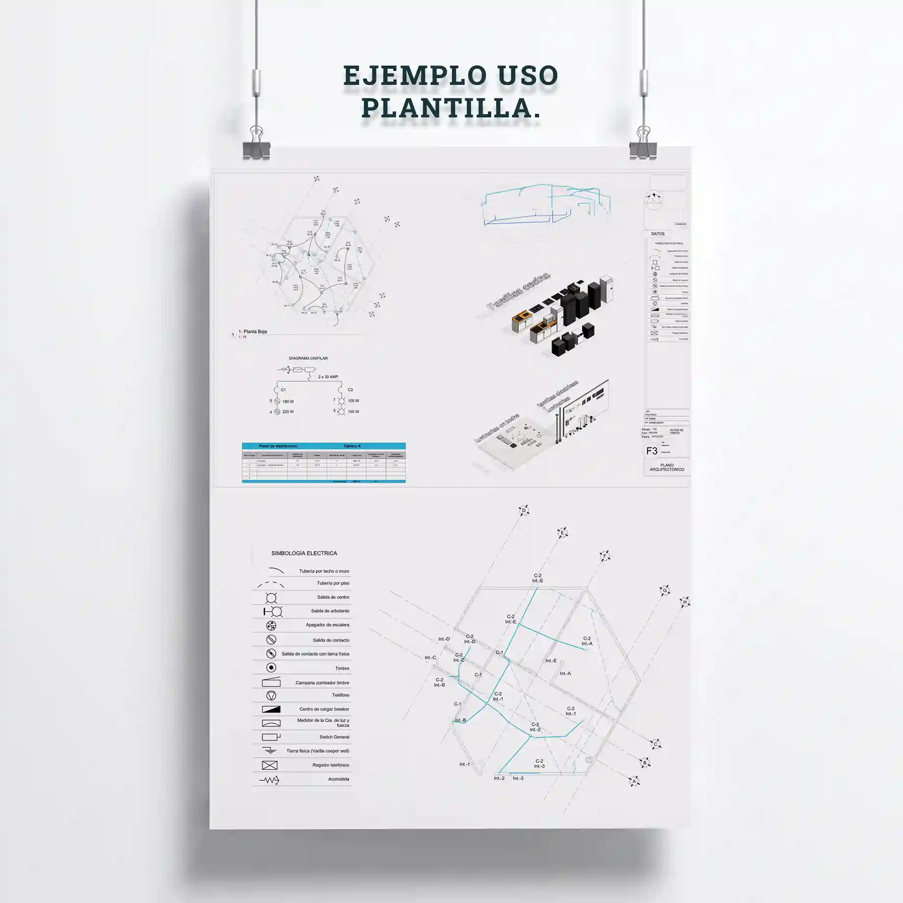 Plantilla Revit para Instalaciones Eléctricas | Cuadro de Cargas + Simbología - Image 2
